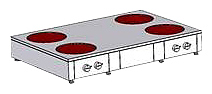 Плита индукционная WOK Heidebrenner ETK-I-W 732423