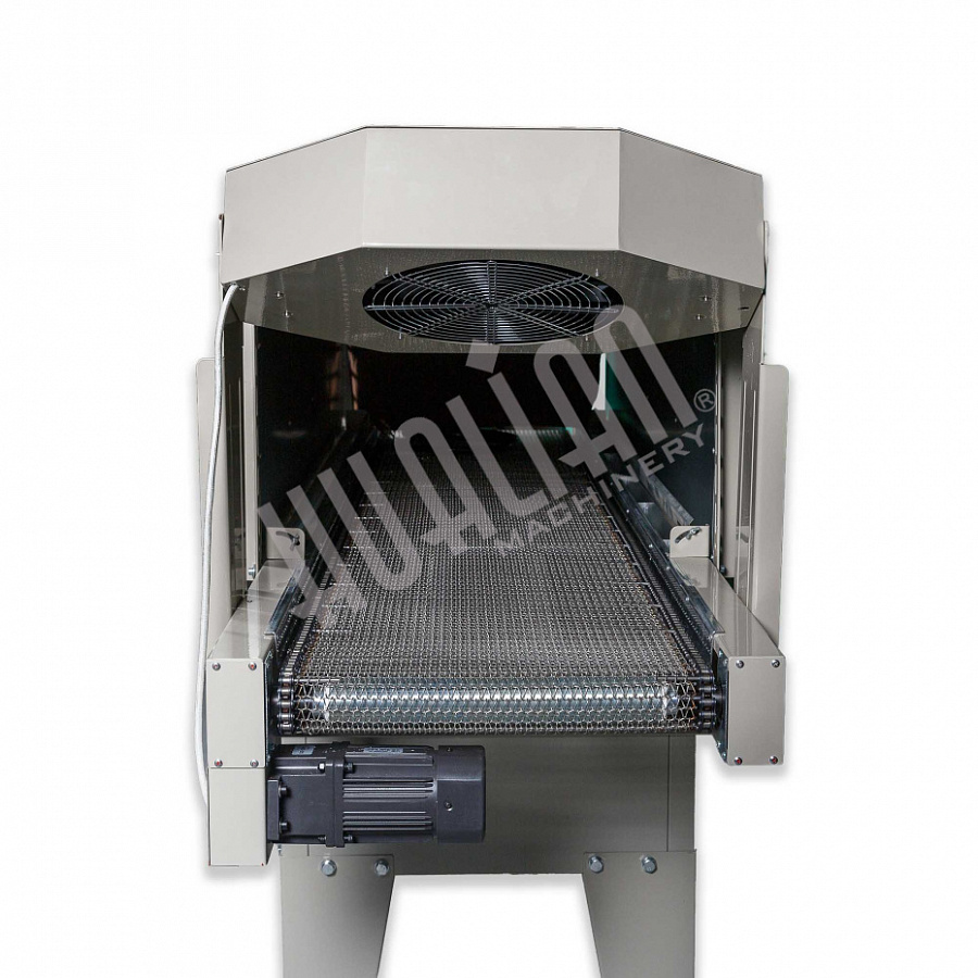 Термоусадочный тоннель Hualian BS-6535LA для PE пленки (сетчатый конвейер)